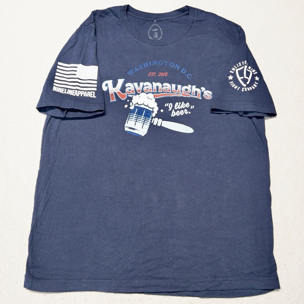 Nine Line Apparel T Shirt Mens XL Kavanaughs Washington‎ DC Tactical Military